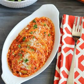 Creamy Baked Ravioli