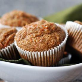 Healthy Applesauce Carrot Muffin