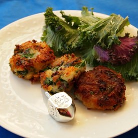 Mashed Potato and Kale Latkes