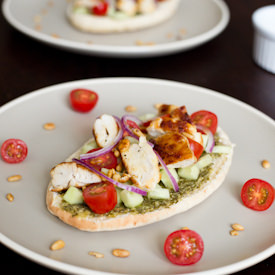 Pita Bread with Chicken &Vegetables