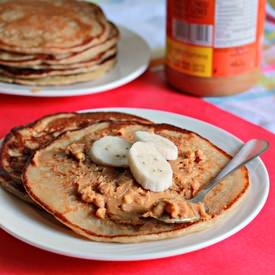 Eggless Banana Pancakes