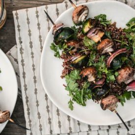 Brussels Sprout Skewers