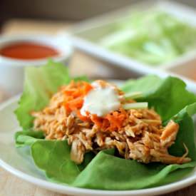 Slow Cooker Buffalo Chicken Wraps