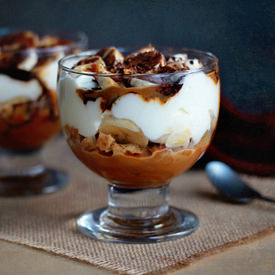 Individual No-Bake Banoffee Pies