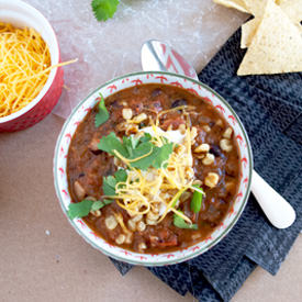 Mexican Tomato and Bean Soup