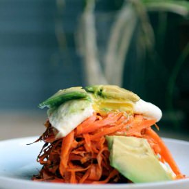 Shaved Carrot Fritters