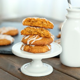 Iced Pumpkin Cookies