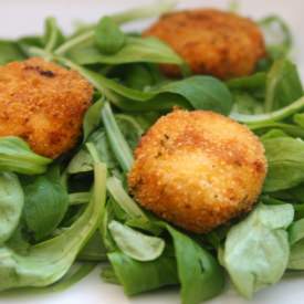 Almond-Crusted Fried Goat Cheese