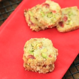 Cherry Pistachio Ice Box Cookies