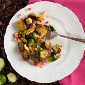 Brussels Sprouts with Pomegranates
