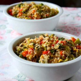 Cauliflower Fried “Rice”