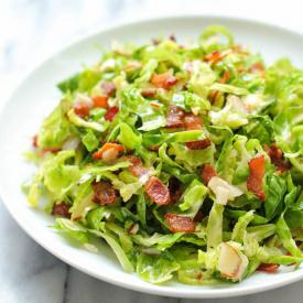 Brussels Sprouts Bacon Salad