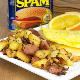 Spam Breakfast Hash