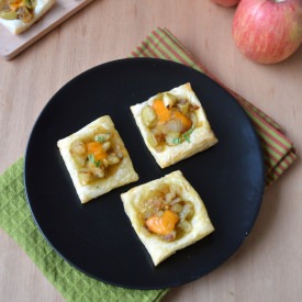 Caramelized Apple Onion Mini Tarts