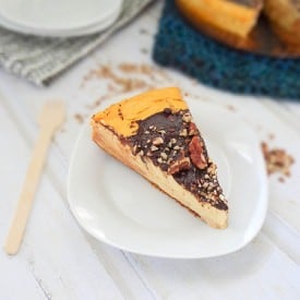 Pumpkin Pecan Cheesecake