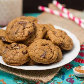 Pumpkin Chocolate Chunk Cookies