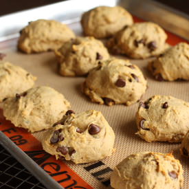 Pumpkin Chocolate Chip Cake Cookies