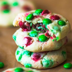 Holiday Cake Mix Cookies