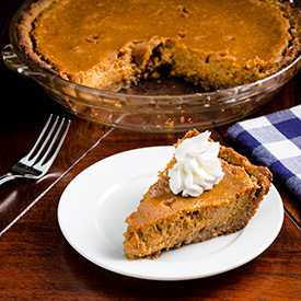 Sweet Potato Pie with Walnut Crust