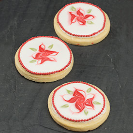 Royal Icing Poinsettia