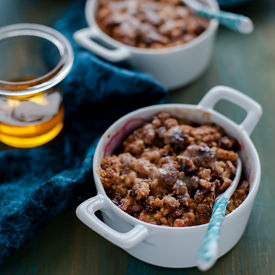 Pear and Cranberry Crumble