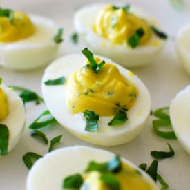 Greek Yogurt Deviled Eggs