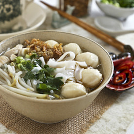 Turkey Fish Ball Koay Teow Soup