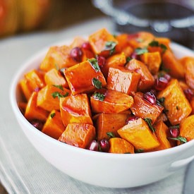 Sweet Potatoes with Pomegranate