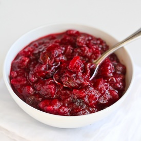 Dried Cherry Cranberry Sauce