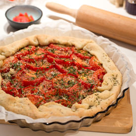 Tomatoes & Thyme Tart