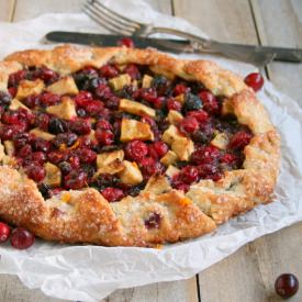 Cranberry Orange & Rosemary Galette