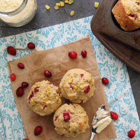 Cranberry Corn Muffins