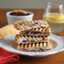 Turkey Cranberry Pesto Panini