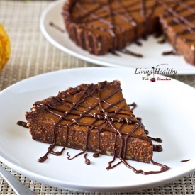 No Bake Triple-Chocolate Pumpkin