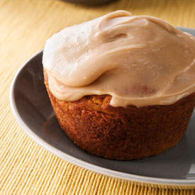 Glazed Jumbo Pumpkin Donut Muffins