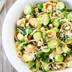 Brown Butter Brussels Sprouts Pasta