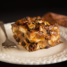 Vegan Pumpkin Bread Pudding