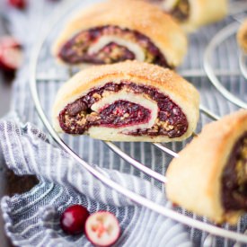 GF Cranberry Chocolate Rugelach