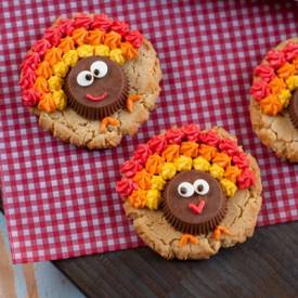 Peanut Butter Cup Turkey Cookies