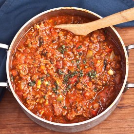 Sausage Vegetable Pasta Sauce