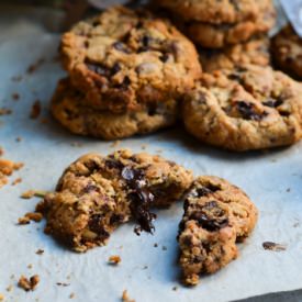 Fig, Walnut and Chocolate Cookies