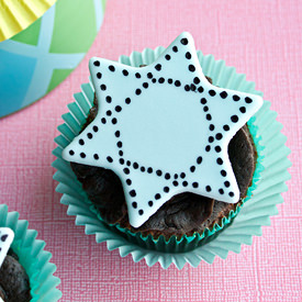 Star of David Cupcakes