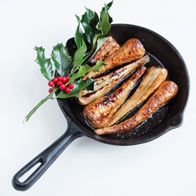Maple Glazed Parsnips