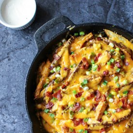Skillet Cheese Fries