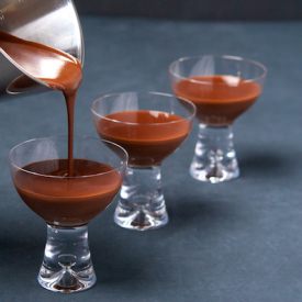 Bittersweet Chocolate Panna Cotta
