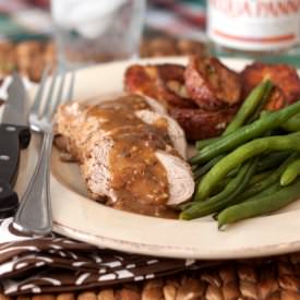 Pork Tenderloin with Mustard Sauce