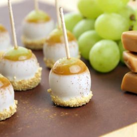 Caramel Apple Pie Grape Poppers