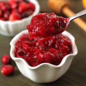 Honey Cranberry Orange Sauce