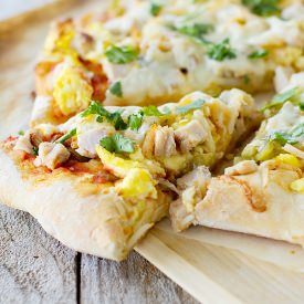Mexican Turkey Breakfast Pizza