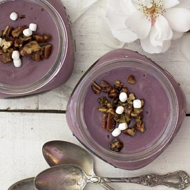 Purple Sweet Potato Pudding